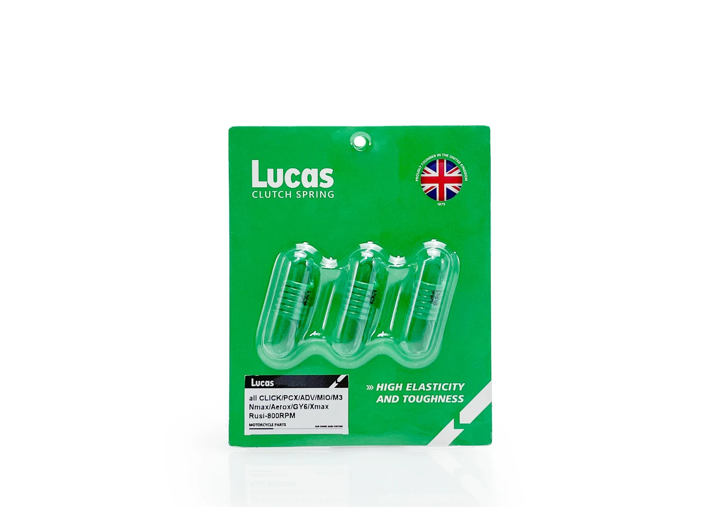 Lucas Clutch Springs with green packaging
